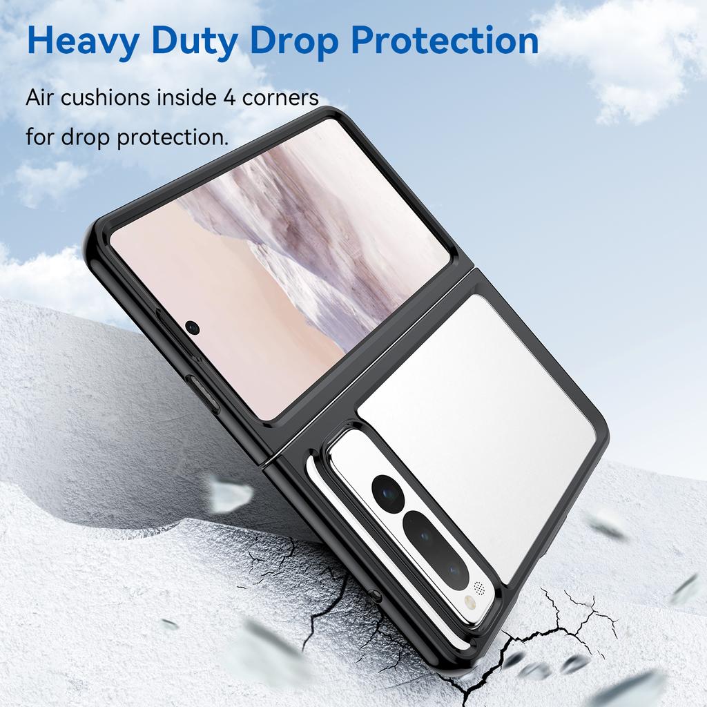 Colorfull Transparent Protective Colorful  TPU Case for Google Pixel Fold Protective Shockproof Full Touch  Protection Cover