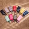 Cow Split Leather Men Women Key Holder House Keychain Bag Organizer Car Key Case Pouch Multifunctional Small Wallet Mini Purse