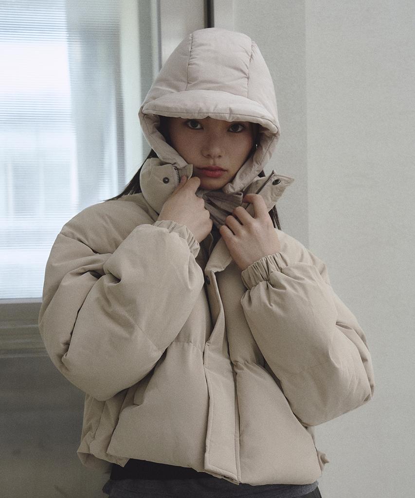 THE GREEN LAB Padded Balaclava [Light Beige]