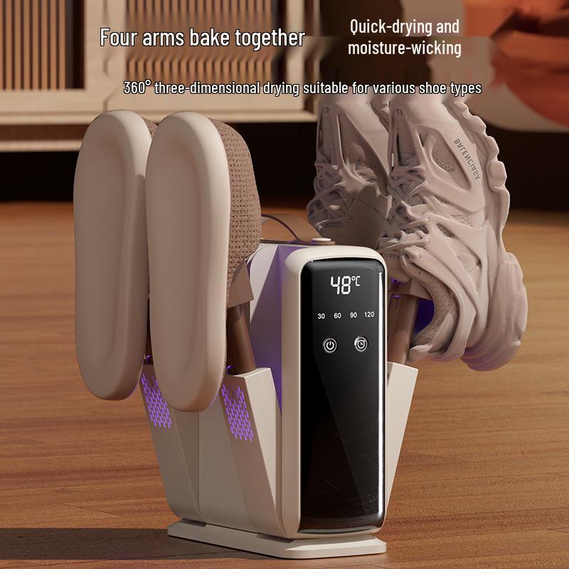 Shoe Dryer with Timer, Deodorization, Sterilization, Aromatherapy, and Warm Socks Feature