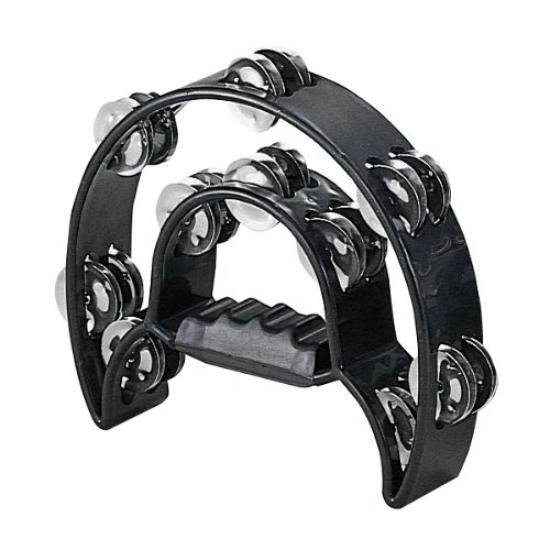 KC Tambourine Crescent Shape Black HMT-2003