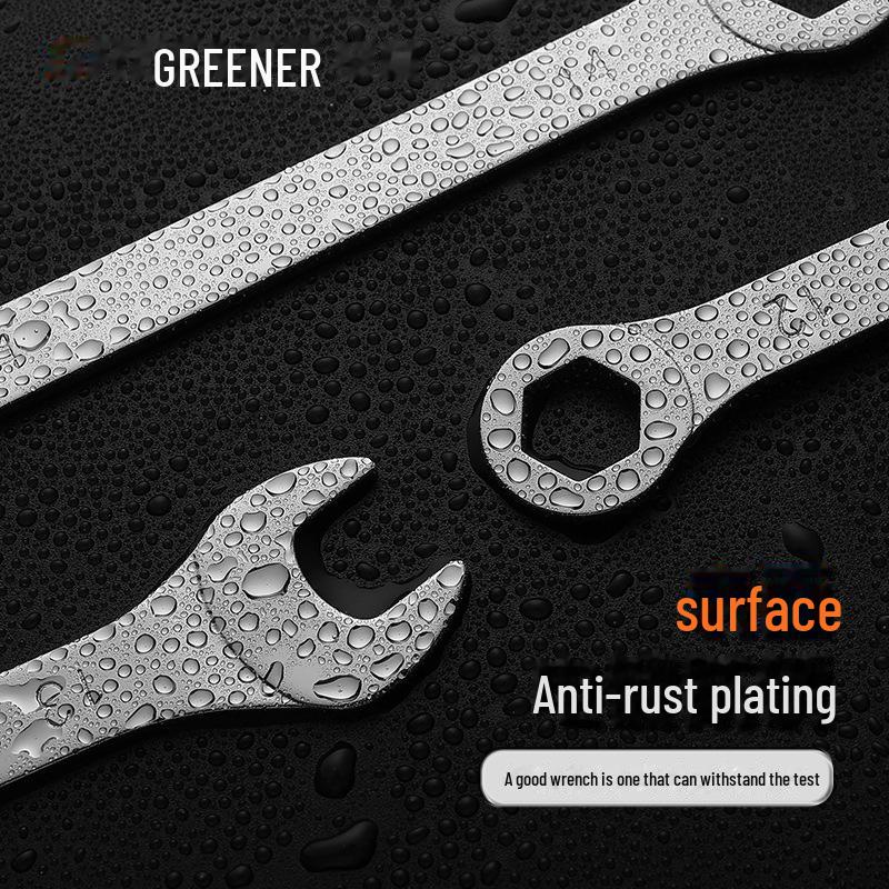 Green Forest Thin Open End Wrench Set: Complete Hardware Tool Set