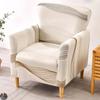1PC Printing Tub Club Armchair Cover Stretch Sloping Arm Back Slipcover Soft Single Small Chair Seater Sofa Covers for Home Club