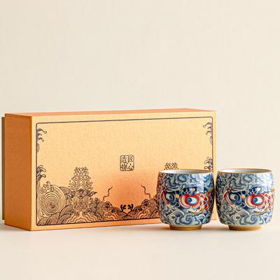 Master Cup Plant Ash Koi Full Color Teacup Kung Fu Tea Set Tea Tasting Cup Household Tea Single Cup Tea Cup Ceramic