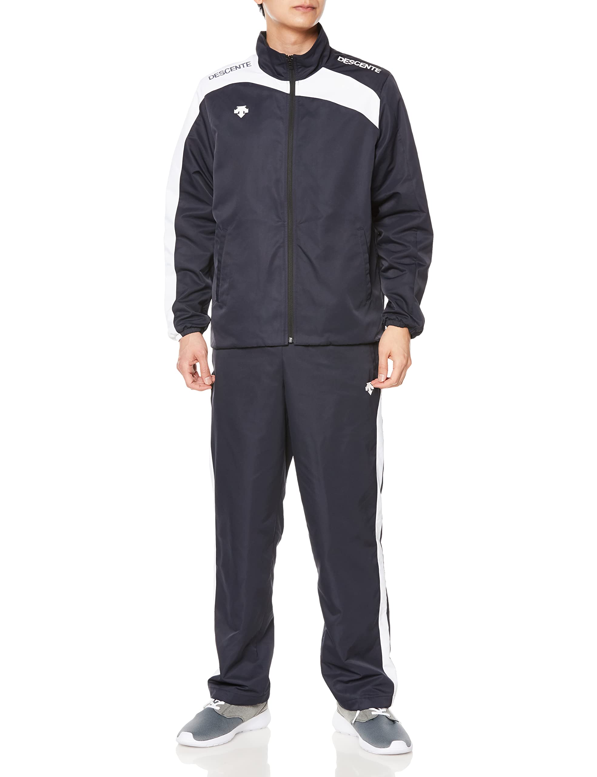 

Descente Windbreaker Windproof and Size DNVY L Men s Set, Warm,