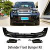 20+ Land Rover Defender 110/90 Front Splitter Upgrade Kit: Front Bumper PP with Daytime Running Lights