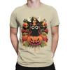 Novelty HALLOWEEN TRICK Black Cat T-Shirts Men Crewneck 100% Cotton T Shirts Cute Ghost Pumpkin Short Sleeve Tees Party Clothing