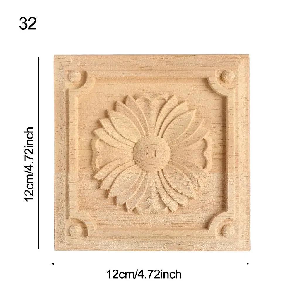 Solid Accessories European Style Vintage Wood Carved Home Decor Furniture Foot Legs Cabinet Seat Feets