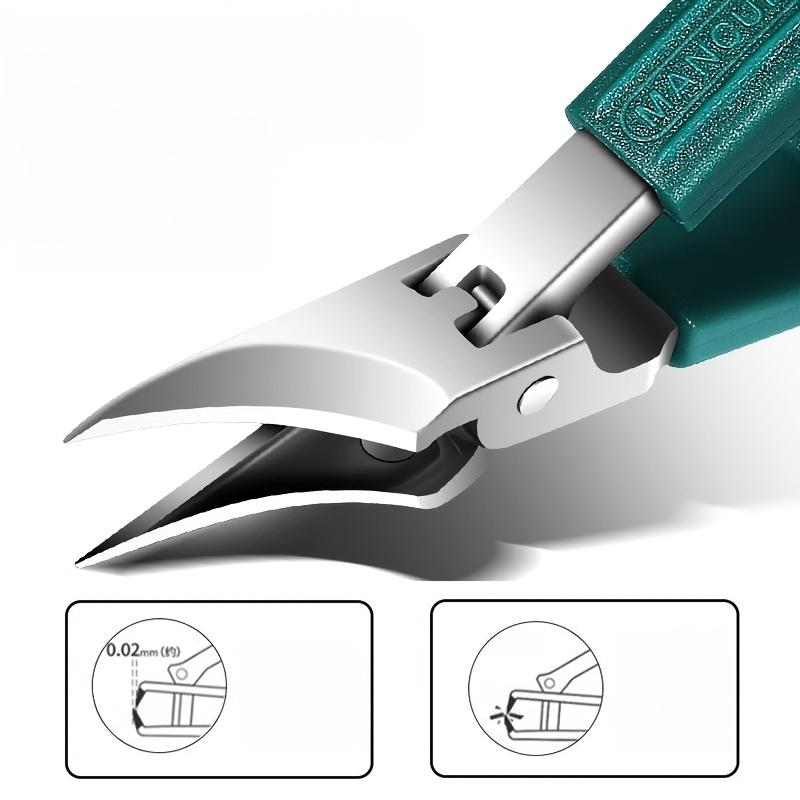 25° Angled Splash-Proof Nail Clipper Set Wide Mouth Curved Ultra-Sharp Blades Diagonal Anti-splash Unisex for Men Women