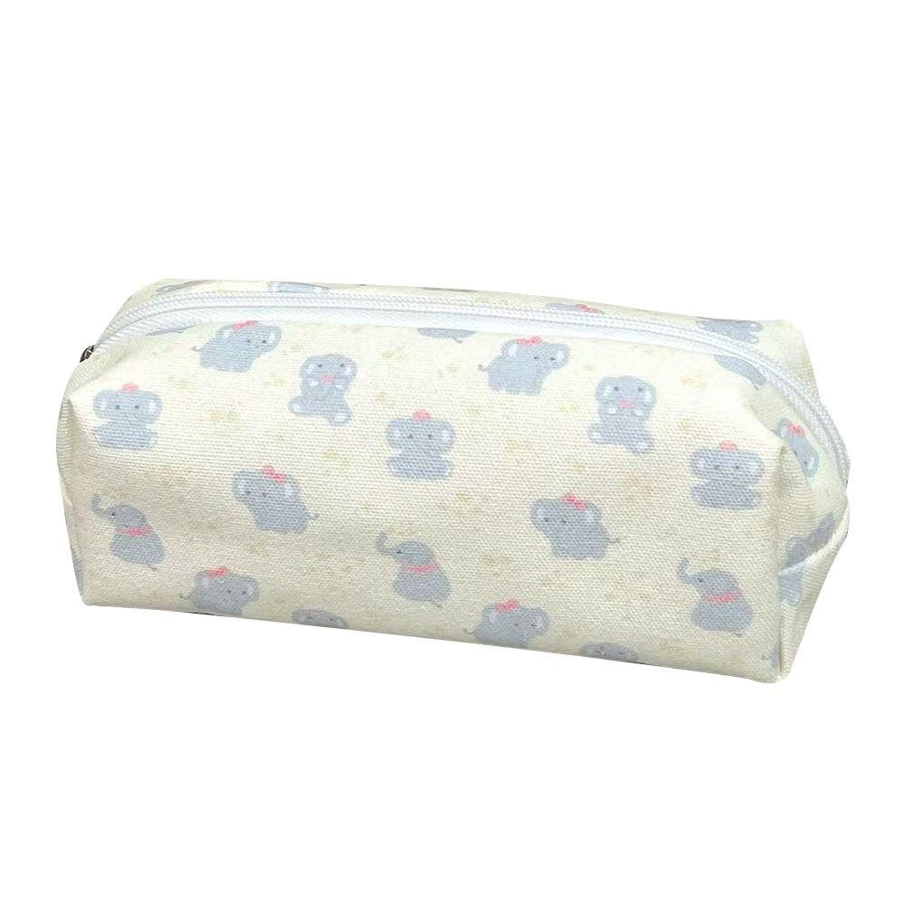 Large Capacity Pen Bag Little Elephant Pencil Case Cute Stationery Organizer  for School Office