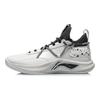Li Ning Speed Team Casual Cushioning Slip Resistant Abrasion Resistant Low Top Basketball Shoes Men's Silver White ABPQ047-3