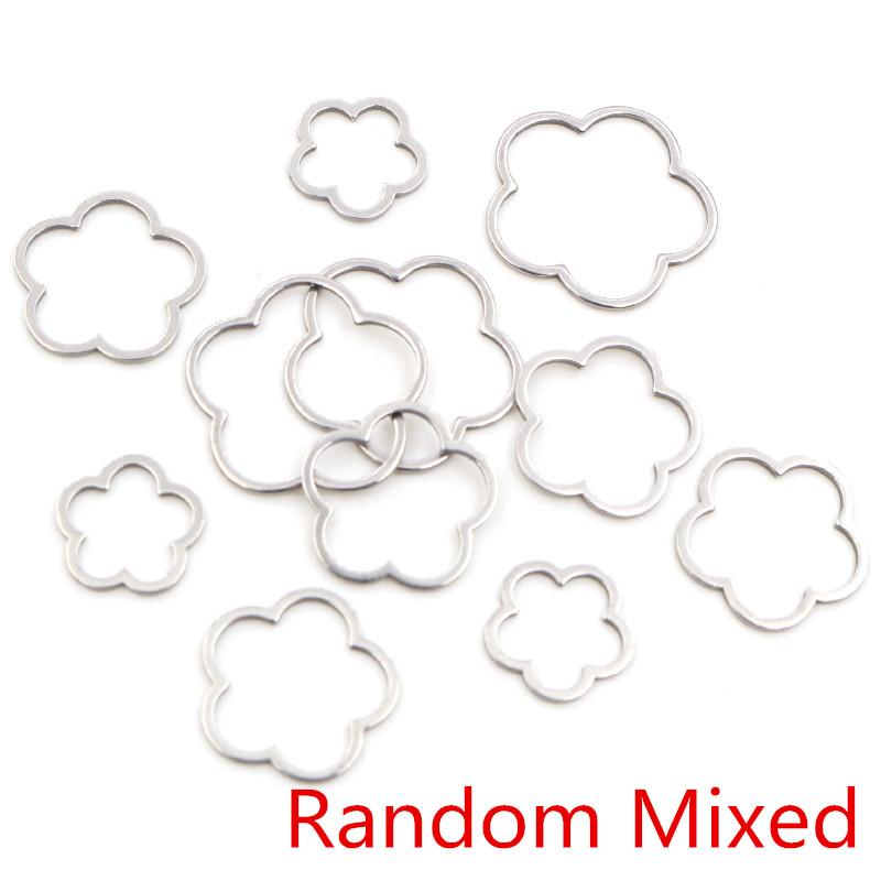 20 Stück 3 Größen Gemischte Mond Stern Herz Anhänger 316 Edelstahl Vergoldet Anhänger Charms DIY Schmuck Halskette Zubehör Lieferungen