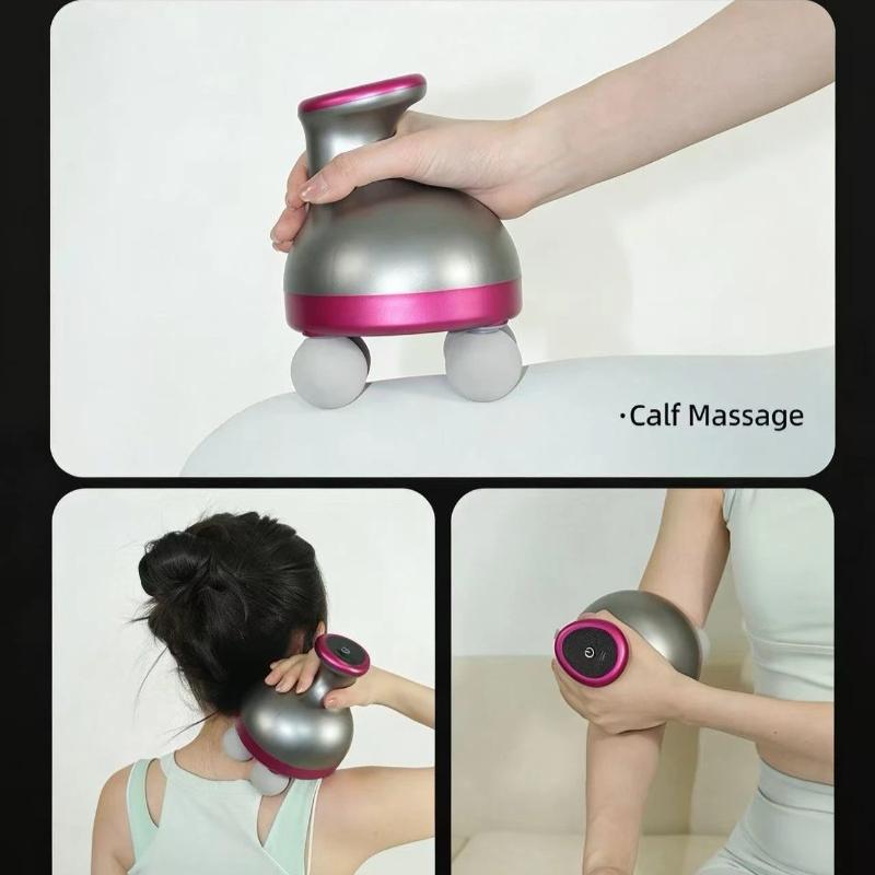 2026 New Gift Health 4-Head Fascial Massager ,Mini Electric Massager,Mini Fascia Gun, Household Fully Automatic Muscle Relaxation Massager