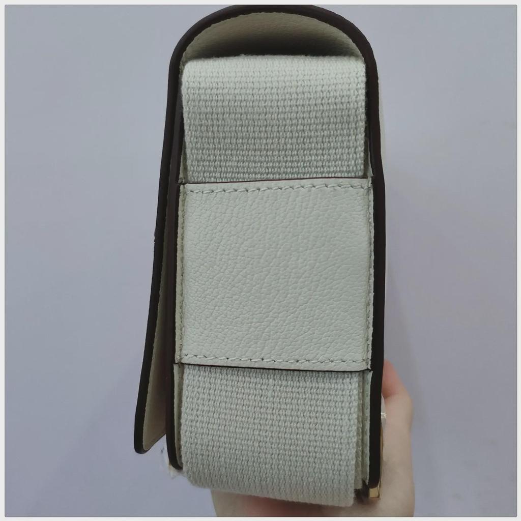 2024 Yeni Kadın Küçük Hakiki Keçi Derisi Çapraz Askılı Terlik Çantası - Şık Tek Omuzlu Kare Tasarım