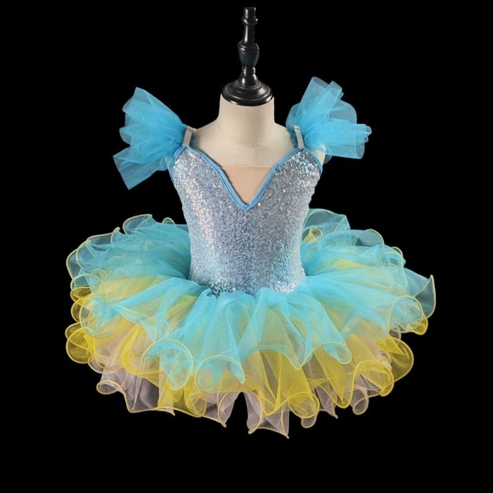 

Performance Clothes Ballet Tutu Modern Princess Dress Dance Skirts Kids Ballet Dress Kids Girls 130cm