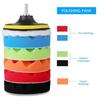 New 8Pcs Car Polishing Pads Kit 3/4/5/6/7 Inch Foam Sponge Buffer Pad Buffing Disc Set Polisher Polishing Machine Wax Pads