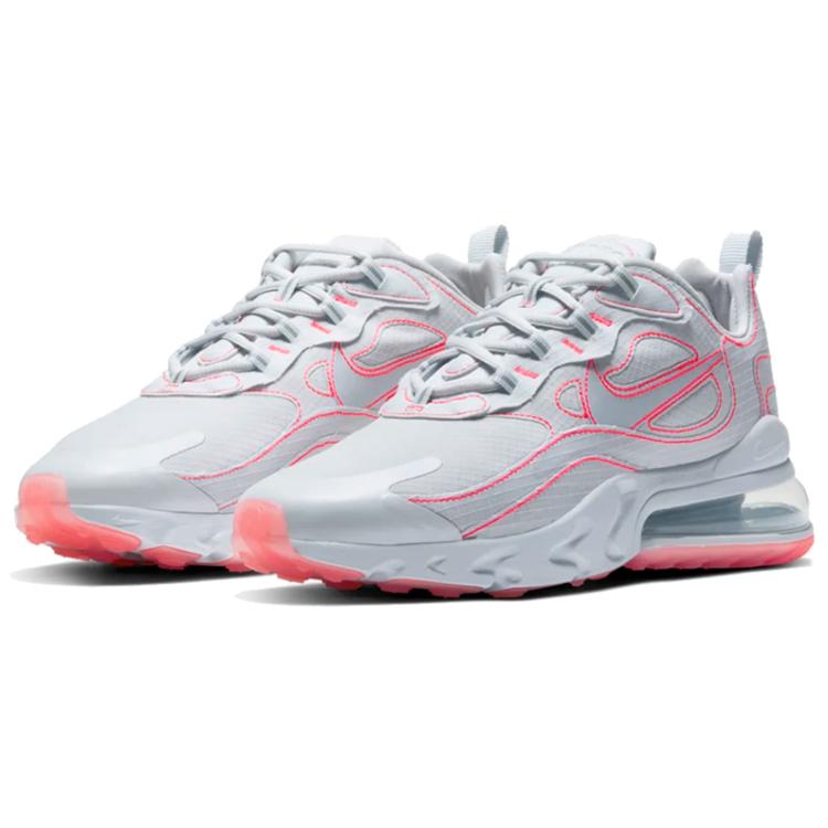 New Nike Air Max 270 React Stitch White Flash Crimson CQ6549-100