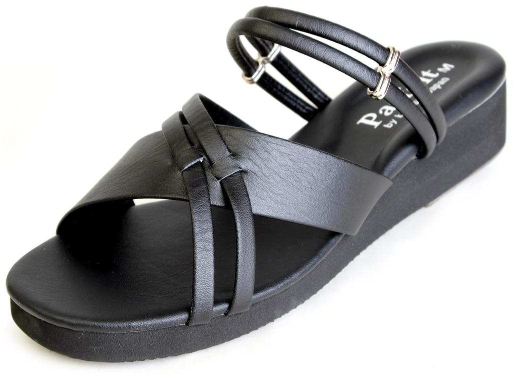 Parfait Nurse Office Made in Medium Sandals, Sandals, Japan, Comfortable, Women's, Black,
