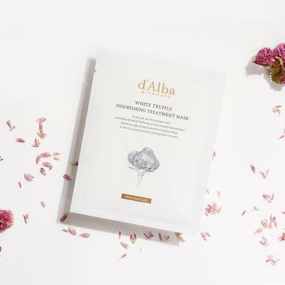 Masque en feuille de soin nourrissant à la truffe blanche
