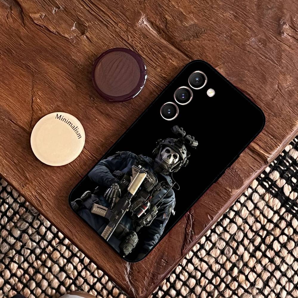 Game C-Call Of D-Duty GhostS Phone Case Black Ultra-thin Shockproof Case For Samsung S24/S25/S22/S30/Note20/Lite/Ultra/5G/Plus/F