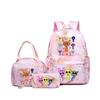 Rhythm zygote student schoolbag children's backpack backpack three-piece set