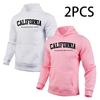 2 In 1 Hoodie for Man California Print Autumn Winter Daily Casual Sporty Sweatshirt Home Outdoor Comfort Warm Fashion Pullover
