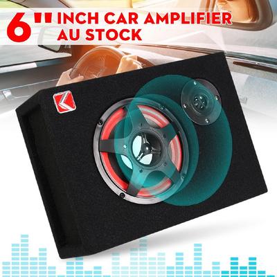 6 Inch 350W Onder-Stoel Auto Actieve Subwoofer Luidspreker Stereo Bas Audio Aangedreven Auto Subwoofers Versterker Actieve Subwoofer