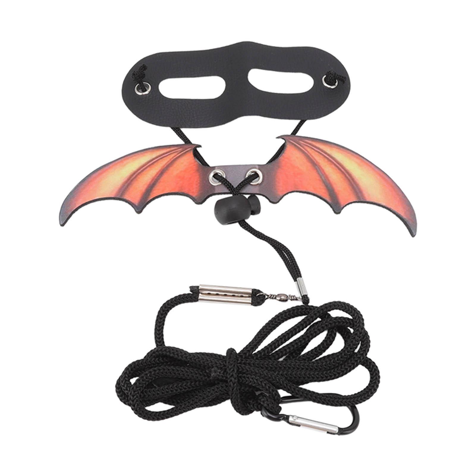 

Bearded Dragon Leash Safety Adjustable Leather Pet Lizard Leash for Halloween Holidays Parties Photo Shoots