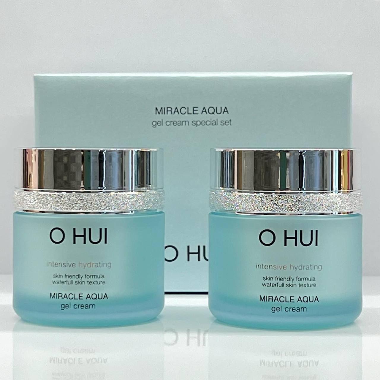

O HUI Miracle Aqua Gel Cream Set 50ml+50ml Korean Luxe Brand Store