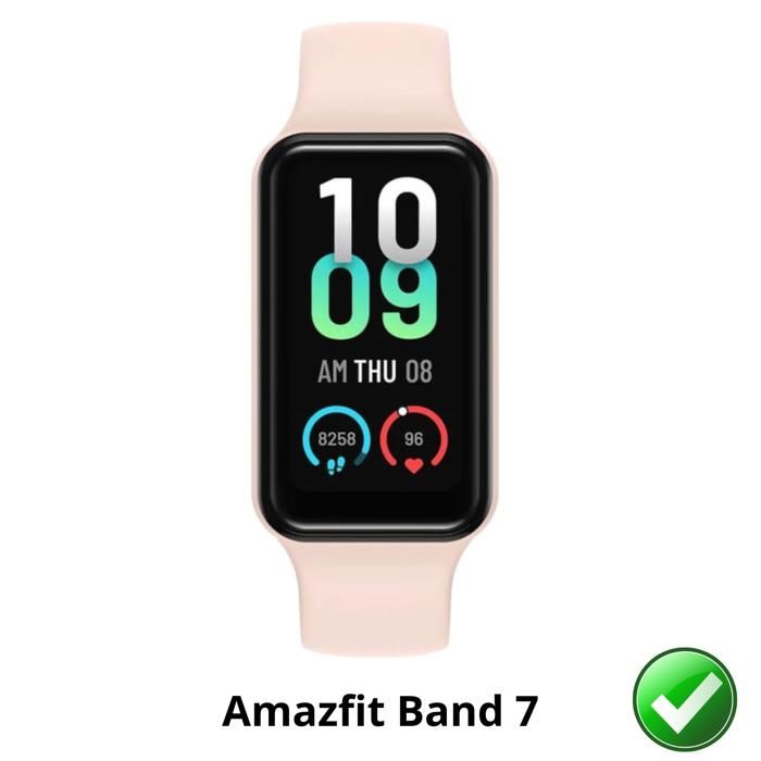 Displayschutz für Amazfit Band 7 [6er-Pack] Schutzfolie aus Kunststoff, strapazierfähig, ultradünn, Phonillico