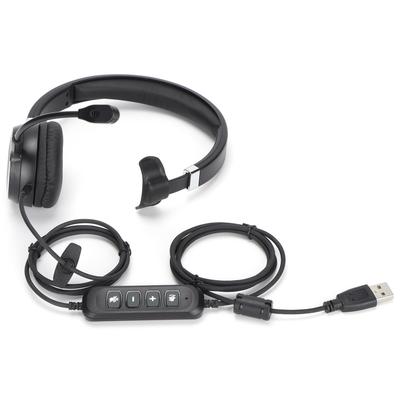 Telefon-Headset USB Einzelohr-Telefon-Headset mit Mikrofon und o-Steuerung