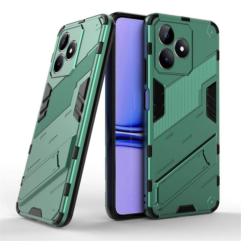 For OPPO Realme C51 Cover Case Realme C51 Capas Shockproof Armor Phone Bumper Kickstand Back Holder Cover Realme C 51 C51 Fundas