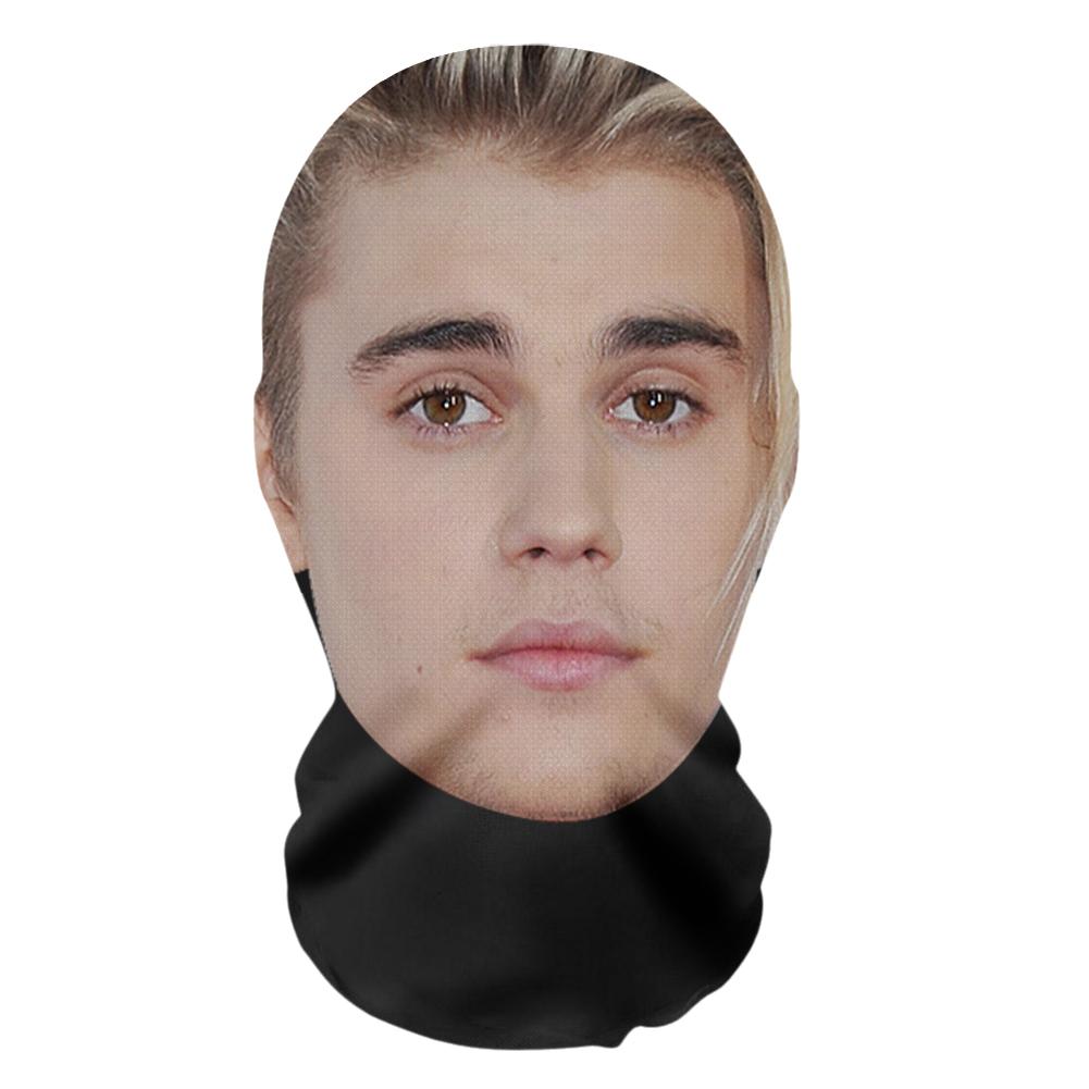 3D-gedruckte Vollgesichtsmaske Männer und Frauen Rollenspiel Kopfschmuck Hip-Hop Mode Sturmhaube Kopfschmuck Lustige Cosplay-Requisiten