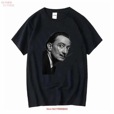 Salvador Dal T Shirt B W Photo Portrait Dali Gift Vintage Streetwear Graphic Stylish Vintage Designer Clothes