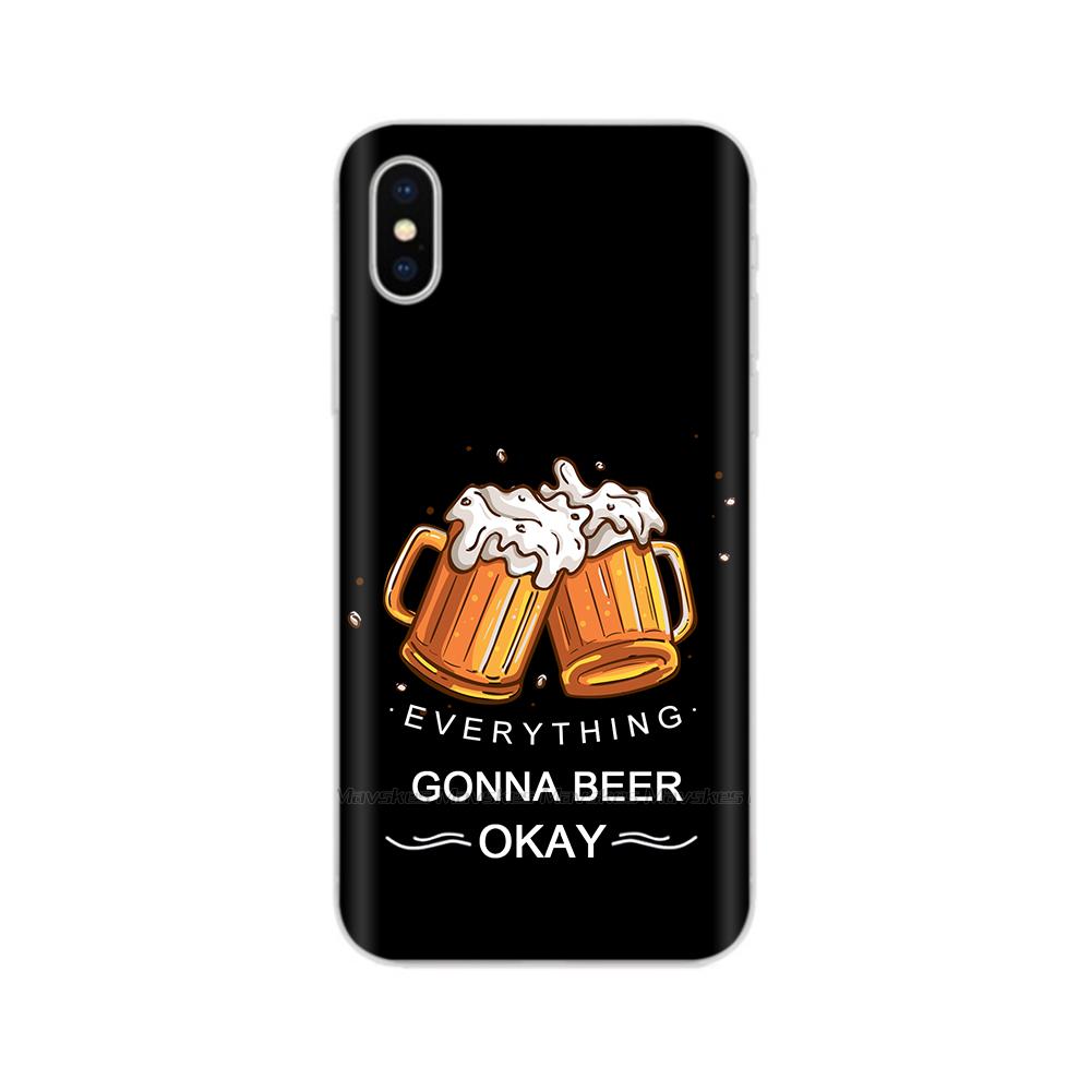 For iPhone X Case For iPhone Xs Case Fashion Soft Silicone Housing For iPhoneX Transparent Phone Back Covers Shell Flowers Coque