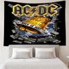 ACDC Tapestry for Bedroom Aesthetic Classroom Tapestries Wall Hanging for Living Room Dorm Office,Ideal Creative Gift