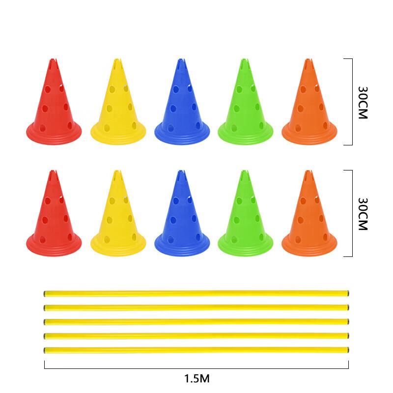 Kids Soccer Training Hurdle & Cone Set