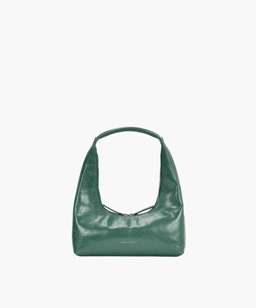 Margesherwood Hobo Shoulder_Hunter Green Crinkle