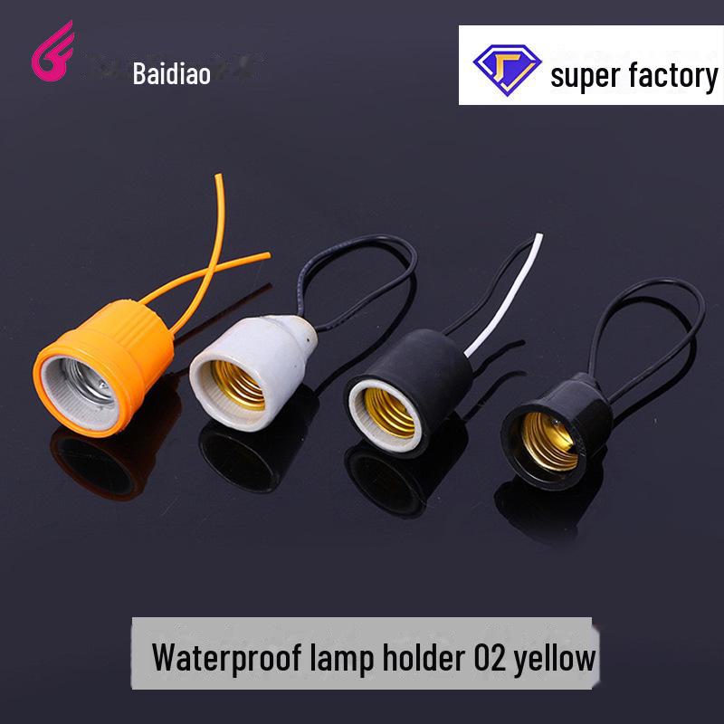 E27 Bakelite Flat Pendant Lamp Holder with 110CM Cable - LED Compatible