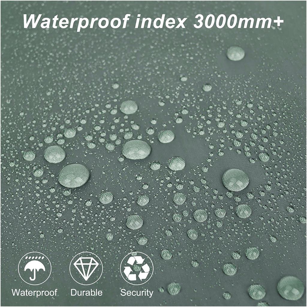 Waterproof Camping Sunshade, Portable Tent Tarpaulin, UV-Protective Sunshade, Multi-Functional Outdoor Camping Gear - Gray