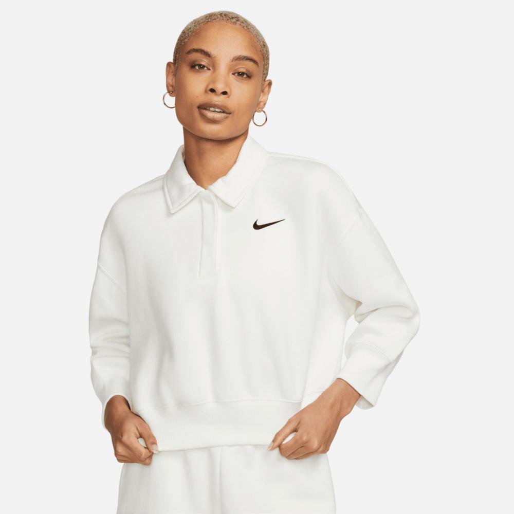 

Женская укороченная флисовая футболка-поло Nike Sportswear Phoenix 3Q DQ5869-133