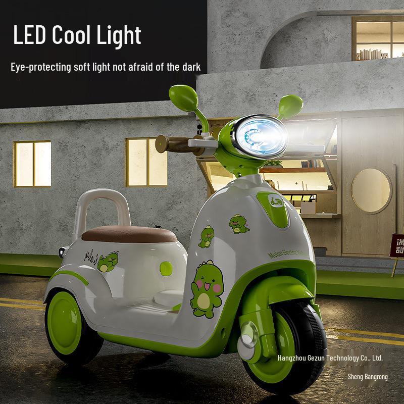 Children's Electric Ride-On Tricycle: Battery-Powered Motorcycle Toy with Remote Control for Boys and Girls