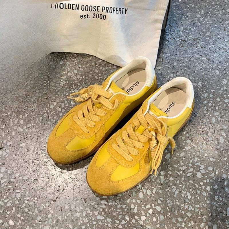 Fashion Women Board Shoes 2025 Spring Autumn New Fashion Vintage Lace Up Casual Shoes Lightweight Comfortable Non Slip Vulcanized Shoes