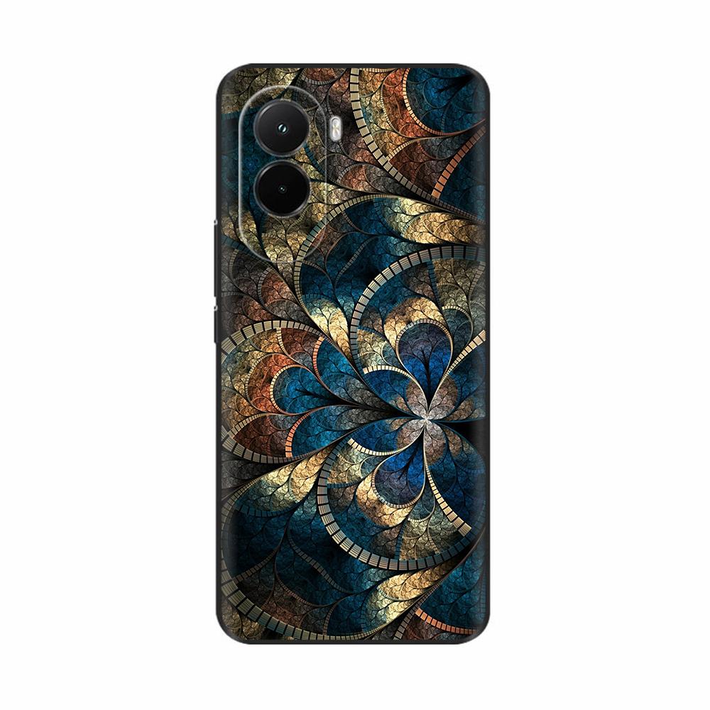 Soft Case For Xiaomi Poco M7 4G Luxury Print Back Cover For PocoM7 M7 Silicone Bumper Protective Shockproof Capa Pocom7 4G Coque