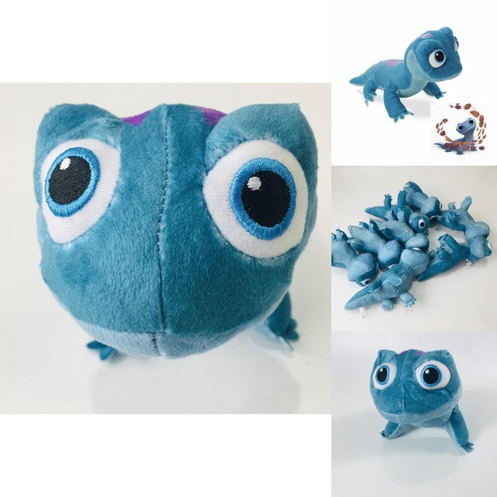 2 Fire Spirit Salamander Plush Doll Toy Soft Blue Lizard For Kids**