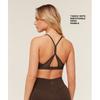 Gymshark Flow Light Support Sports Bra Archive Brown B4c1u Nby8