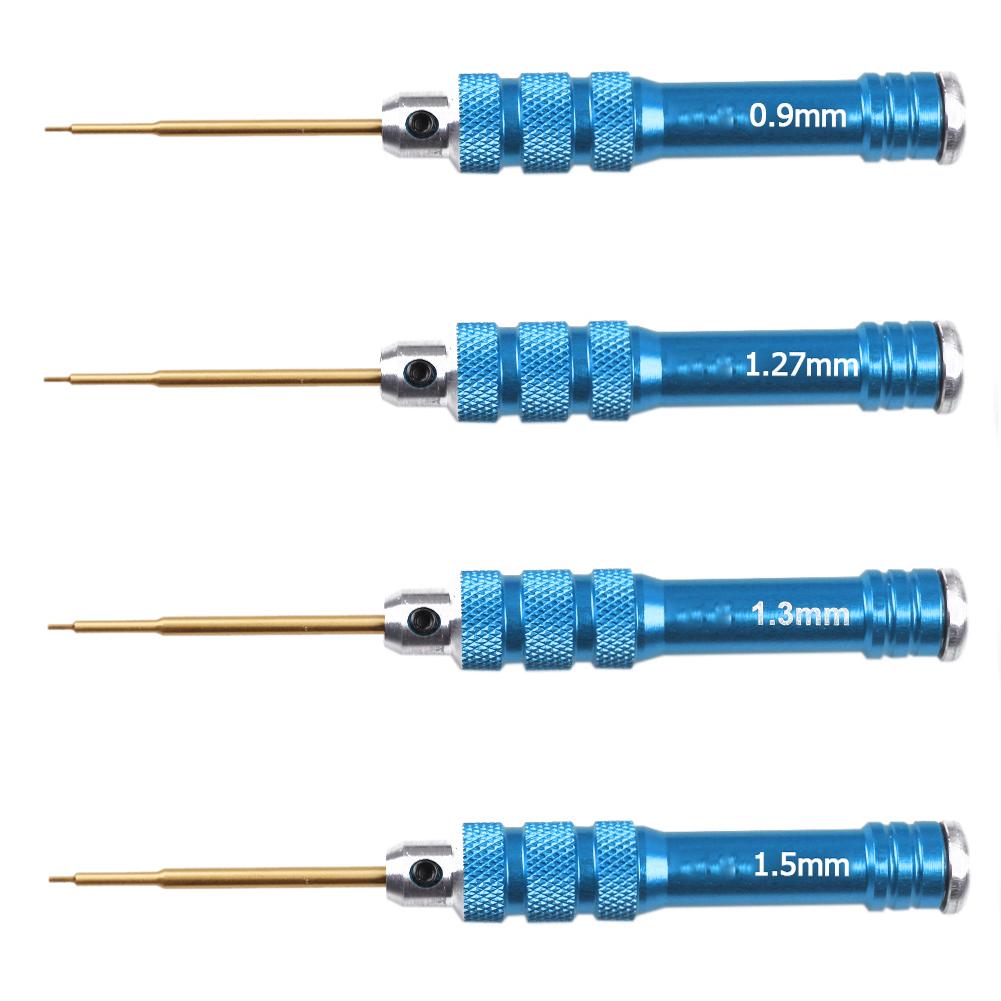 HSS Blue Handle Hex Screwdriver Tool Set for RC Helicopter Repair Tools 1.5mm