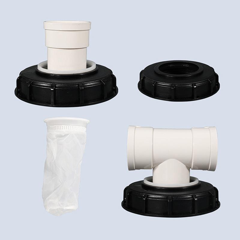 Víko filtru nádrže Ibc Plastový kryt filtru na dešťovou vodu Pro nádrž Ibc Pro nádrž na nečistotu Vodní armatury Odtokové trubky