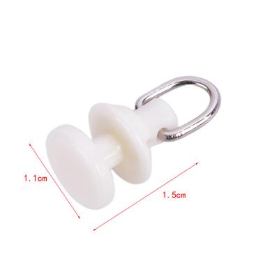 20Pcs Curtain Track Glider Rail Curtain Hook Rollers Curtain Tracks Accessories