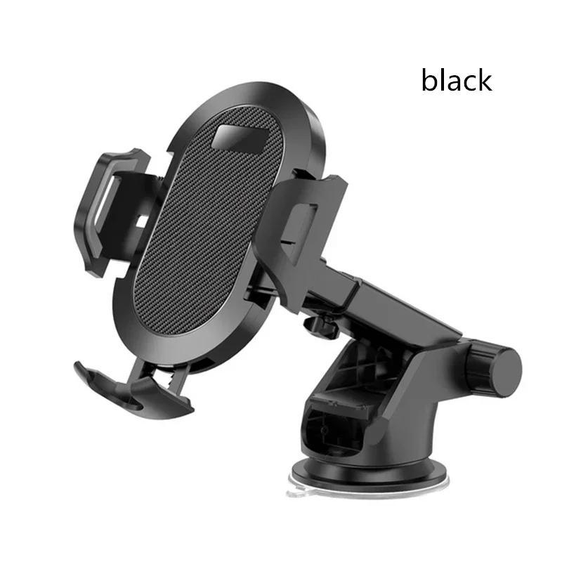 

Car Phone Holder Smartphone Mount Stand GPS Telefon Mobile Cell Support For IPhone 15 14 13 Pro Max Xiaomi Samsung чёрный
